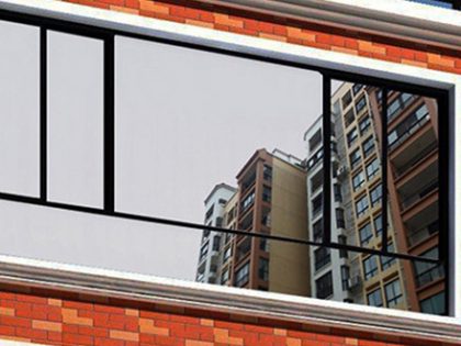 Architektur-Folien Meterware Spion Spiegel Fenster-Folie double *1,52m, VLT 15% absoluter Sichtschutz , Privatsphäre , Sonnenschutz einbruchschutz